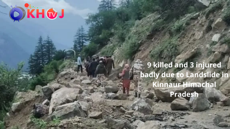 Landslide in Kinnaur Himachal Pradesh