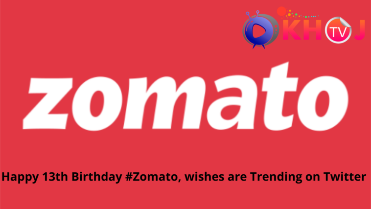 Happy 13th Birthday #Zomato
