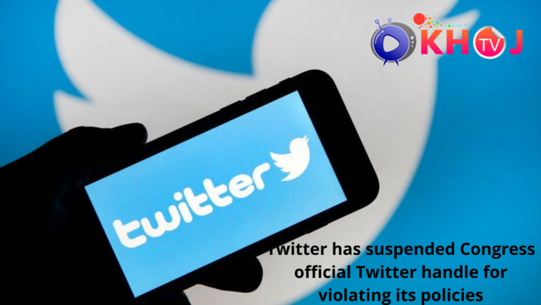 Twitter has suspended Congress official
