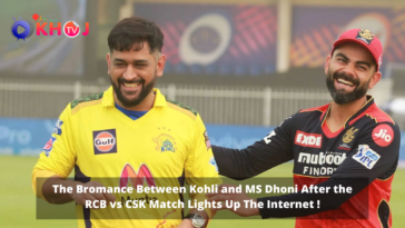 Kohli and MS Dhoni After the RCB vs CSK